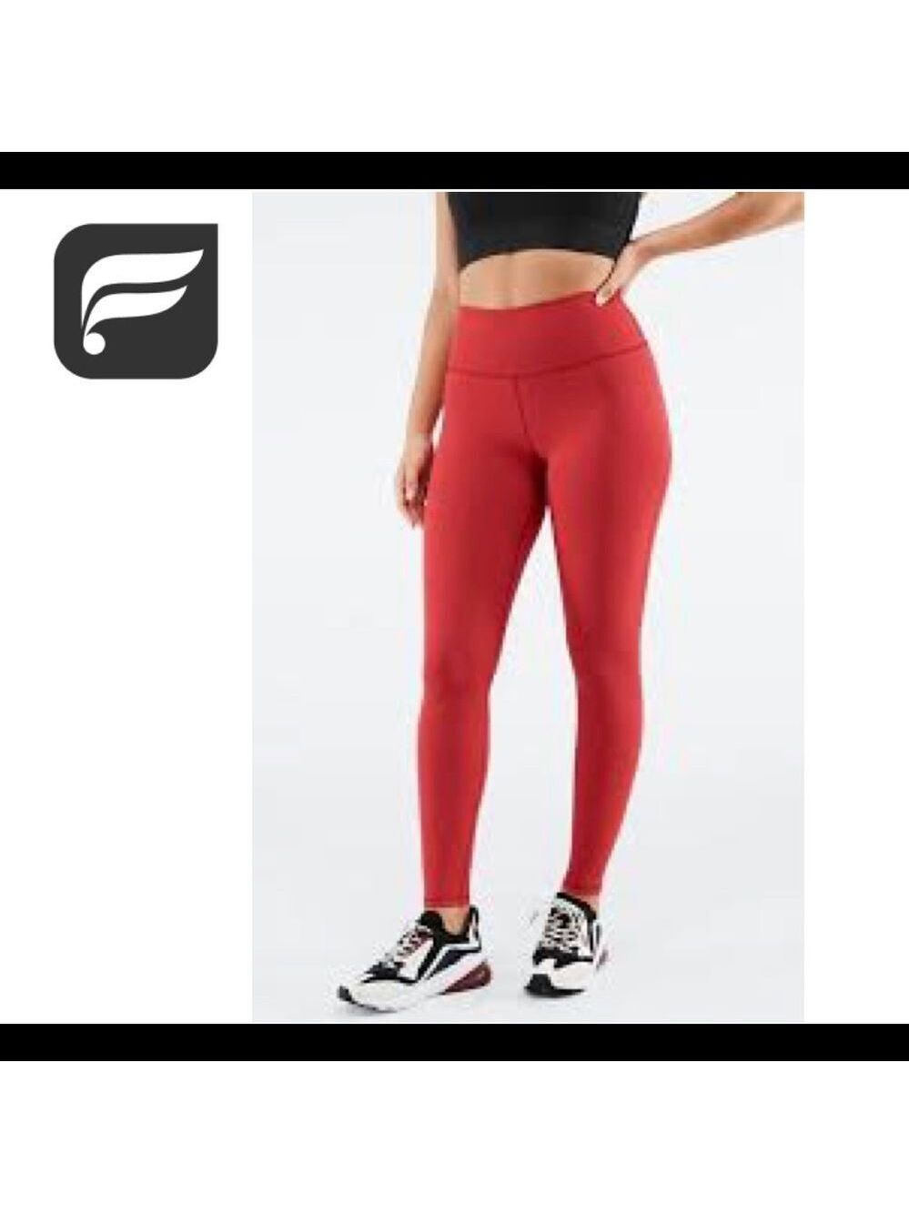 FABLETICS red powerhold leggings size small